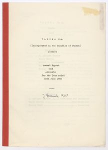 Annual report and accounts for the year ended 30th June 1950