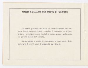 Anelli gommati per ruote di carrelli