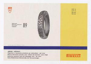 Catalogo descrittivo dei pneumatici Pirelli