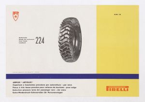 Catalogo descrittivo dei pneumatici Pirelli