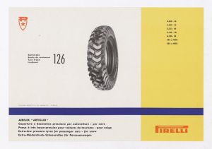 Catalogo descrittivo dei pneumatici Pirelli