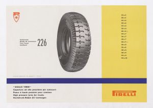 Catalogo descrittivo dei pneumatici Pirelli