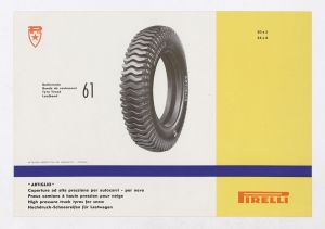 Catalogo descrittivo dei pneumatici Pirelli