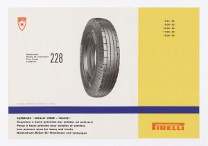 Catalogo descrittivo dei pneumatici Pirelli