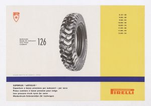 Catalogo descrittivo dei pneumatici Pirelli