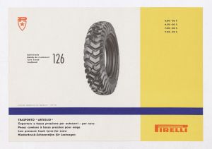 Catalogo descrittivo dei pneumatici Pirelli