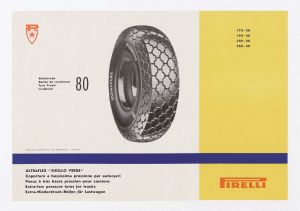 Catalogo descrittivo dei pneumatici Pirelli