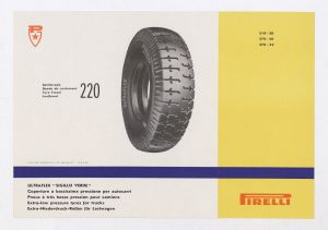 Catalogo descrittivo dei pneumatici Pirelli
