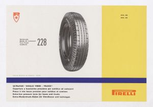 Catalogo descrittivo dei pneumatici Pirelli