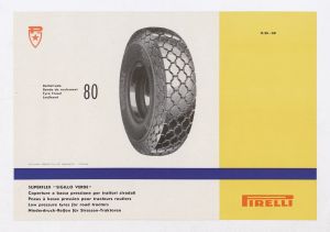 Catalogo descrittivo dei pneumatici Pirelli