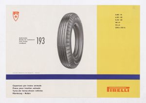 Catalogo descrittivo dei pneumatici Pirelli