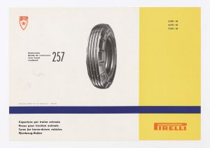 Catalogo descrittivo dei pneumatici Pirelli