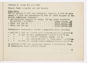 Fogli, lastre, liste e articoli tecnici derivati