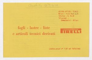 Fogli - lastre - liste e articoli tecnici derivati