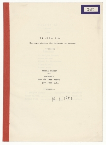 Annual report and accounts for the year ended 30th June 1951