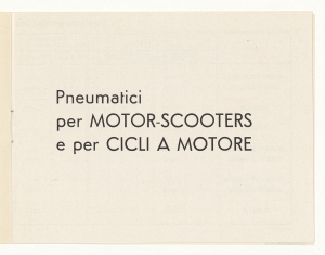 Pneumatici per motor-scooters e per cicli a motore