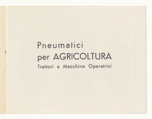 Pneumatici per agricoltura Trattori e Macchine Operatrici