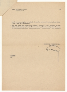 Circolari della Direzione Vendite Italia Pneumatici