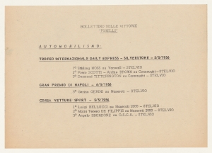 1956/Bollettini delle Vittorie Pirelli