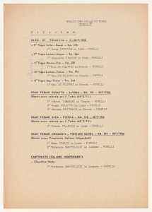 1956/Bollettini delle Vittorie Pirelli