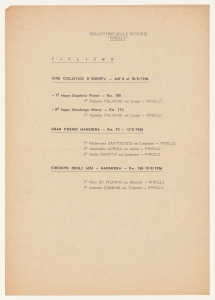 1956/Bollettini delle Vittorie Pirelli