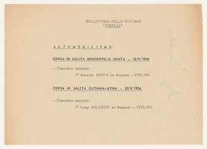 1956/Bollettini delle Vittorie Pirelli