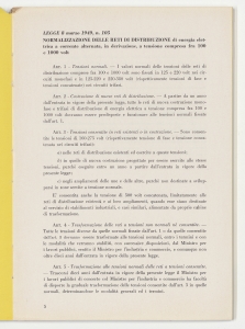 I cavi elettrici negli impianti interni