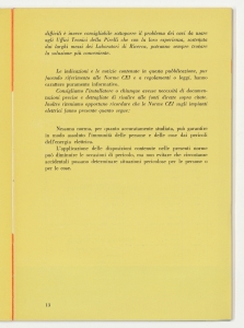 I cavi elettrici negli impianti interni