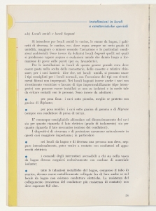 I cavi elettrici negli impianti interni