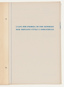 Cavi isolati con Biplasto di uso generale per impianti civili e industriali