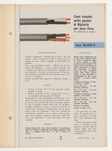 Cavi isolati con Biplasto di uso generale per impianti civili e industriali