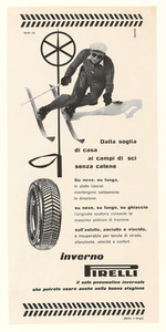 Advertisement for the Pirelli Inverno tyre