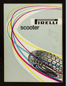 Pubblicità del pneumatico Pirelli per scooter