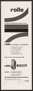 Pubblicità del pneumatico Rolle Pirelli