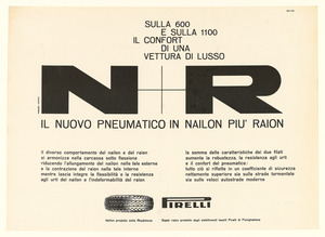 Advertisement for the Pirelli N+R tyre