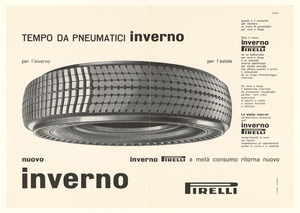 Pubblicità del nuovo pneumatico Inverno Pirelli