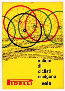 Advertisement for Pirelli bicycle tyres