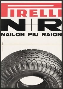 Pubblicità del pneumatico N+R Pirelli