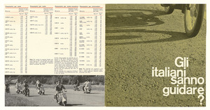 Pubblicità dei pneumatici Pirelli per moto, scooter e ciclomotore