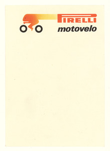 Biglietto con il logo Pirelli Motovelo