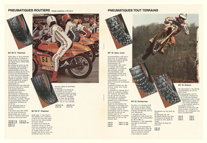 Catalogo dei pneumatici Pirelli per moto e scooters, in lingua francese