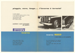 Pubblicità del pneumatico Inverno Pirelli