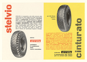Pubblicità dei pneumatici Stelvio, Cinturato e Inverno Pirelli