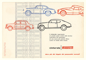 Pubblicit&agrave; del pneumatico Cinturato Pirelli