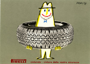 Advertisement for the Pirelli Cinturato tyre