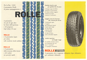 Pubblicità del pneumatico Rolle Pirelli