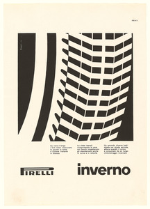 Printed advertisement for the Pirelli Inverno tyre