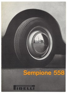Pubblicità del pneumatico Sempione Pirelli