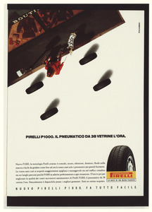 Pubblicità del pneumatico P1000 Pirelli