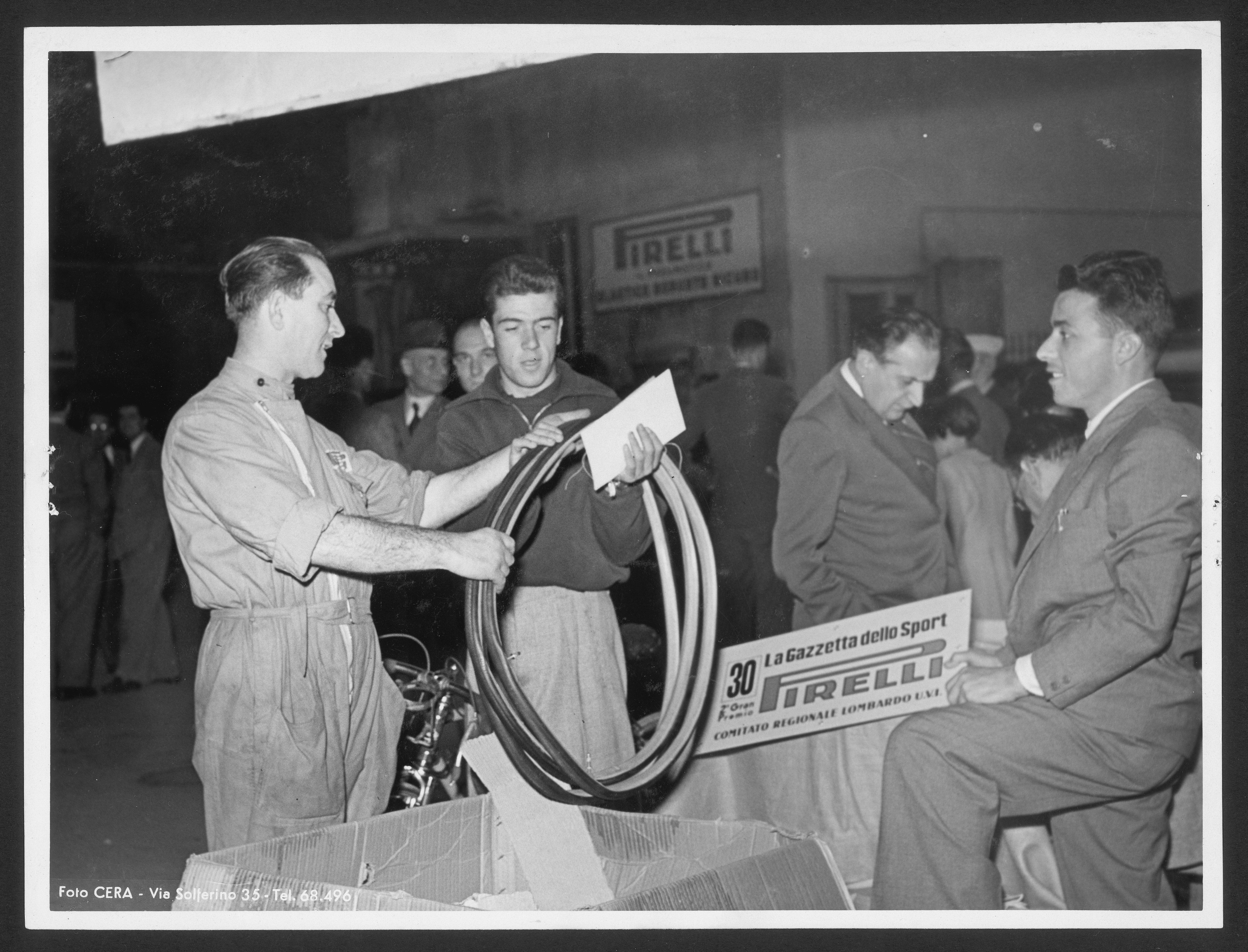 Gran Premio Pirelli finale del 1950 foto Cera